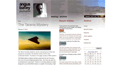 Desktop Screenshot of angusbatey.com